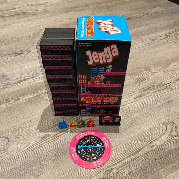Donkey Kong Jenga Collectors Edition Complete - Picture 3 of 4